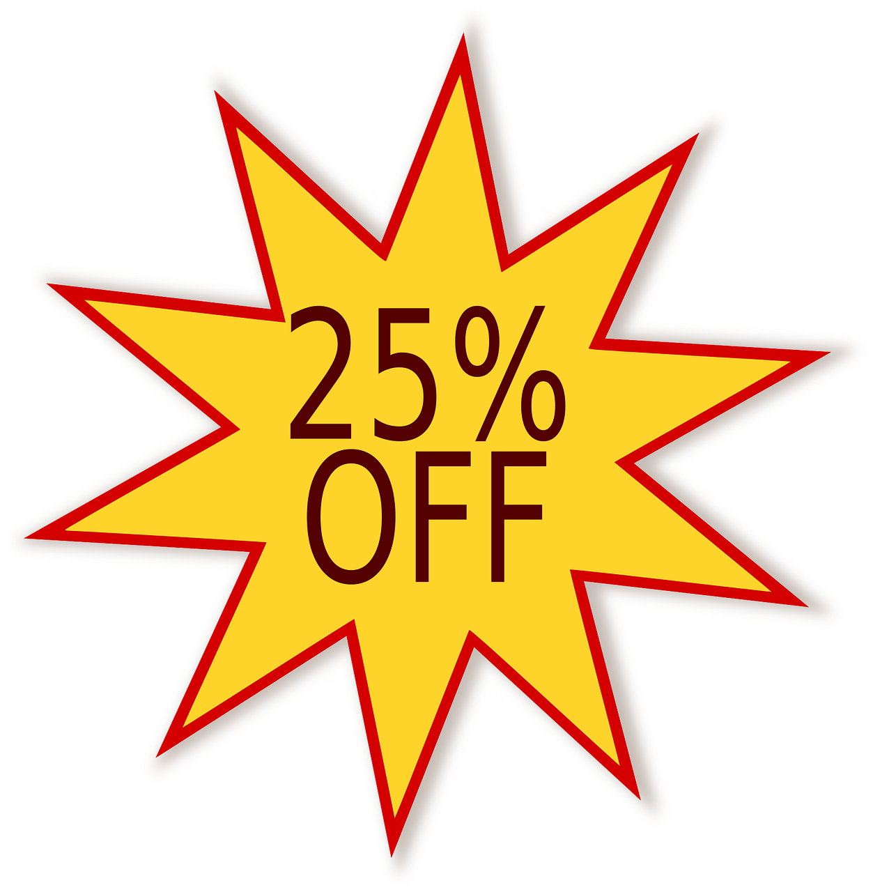 25% off